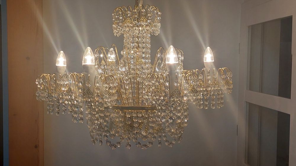 Żyrandol kryształowy