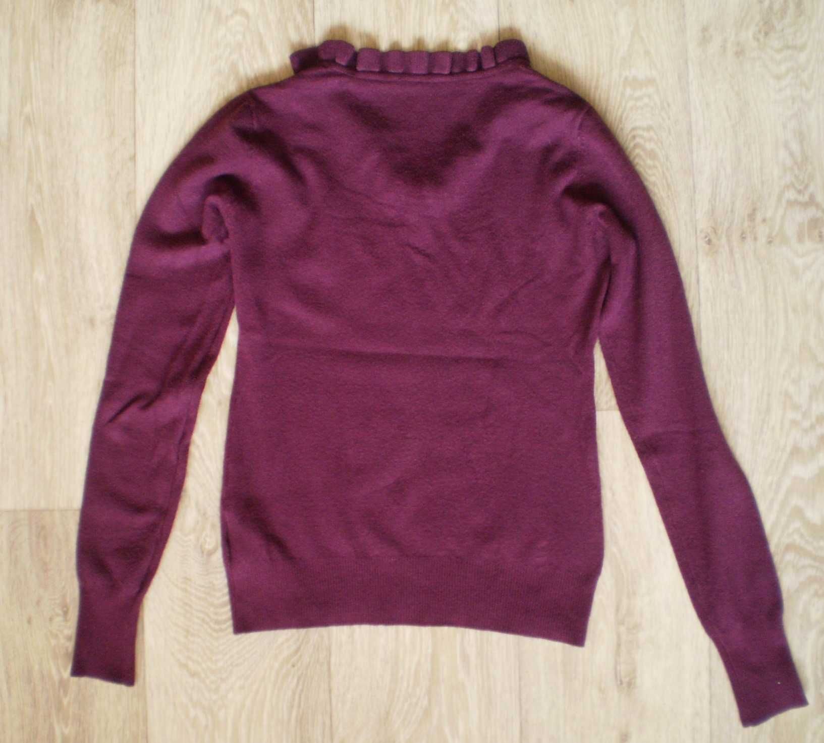 Cienki fioletowy sweterek bluzka