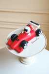F1 wyścigówka auto figurka na tort