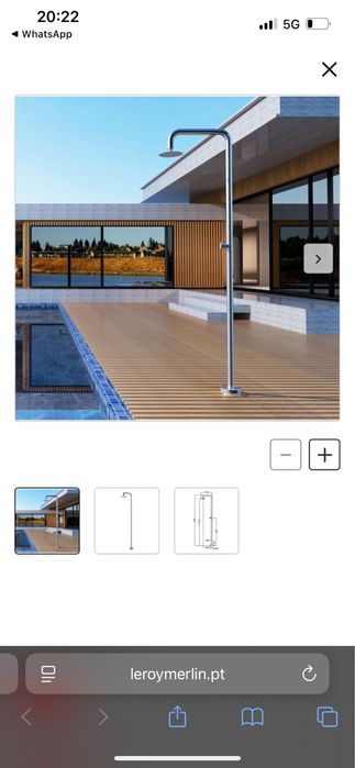 Chuveiro exterior NOVO