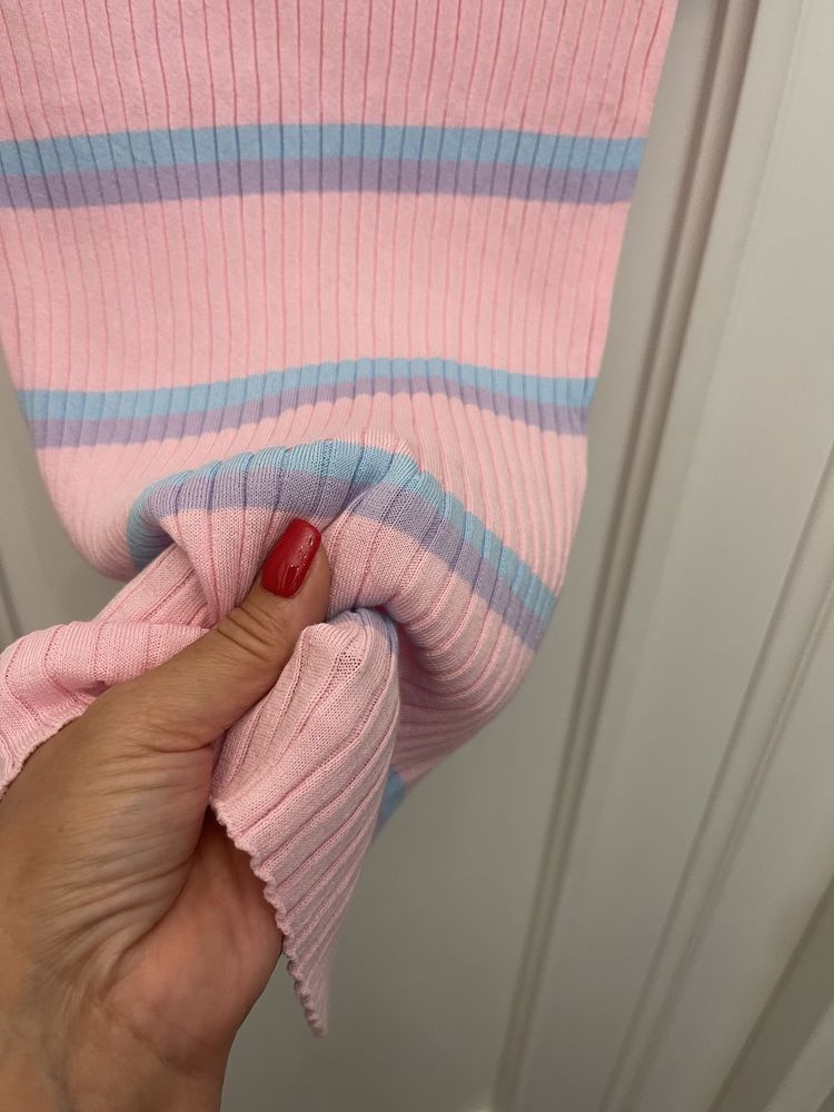 MAX MARA piękna bluzka, top, bawełna z jedwabiem