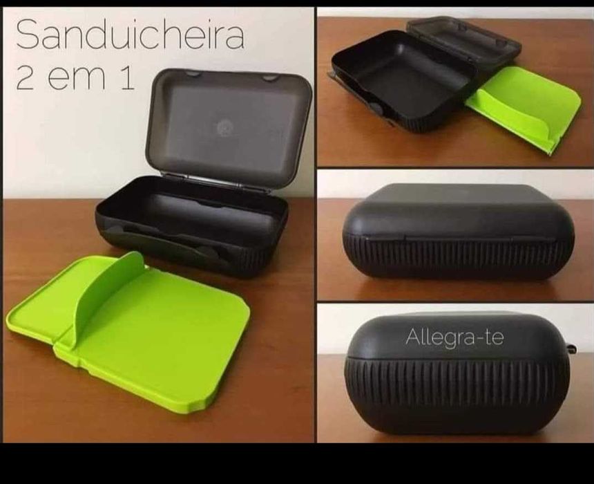 Sandwicheira 2 em 1 Tupperware