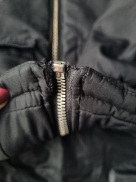 Czarna kurtka zimowa polska marka Mashmnie r. 128-134