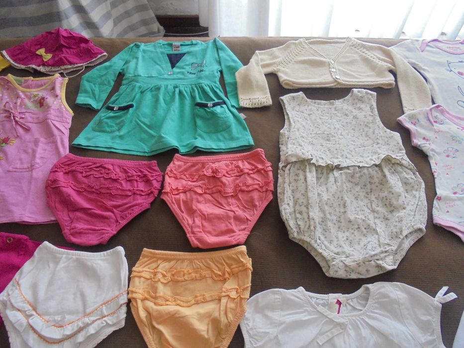 lote de roupa de menina bebé a boneca grande