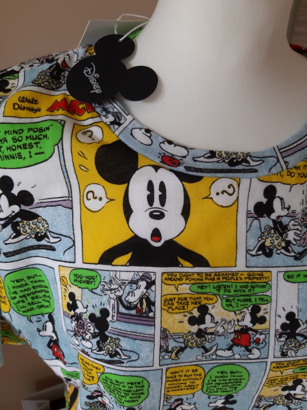 Koszulka tshirt bawełna Zara myszka miki L disney limited Edition