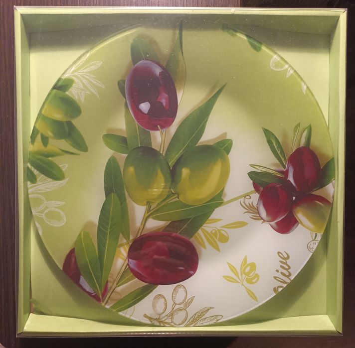 Блюдо скляне нове сервірувальне