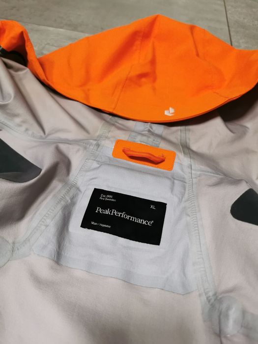 kurtka hardshell narciarska peak performance gore tex pro  heli alp j