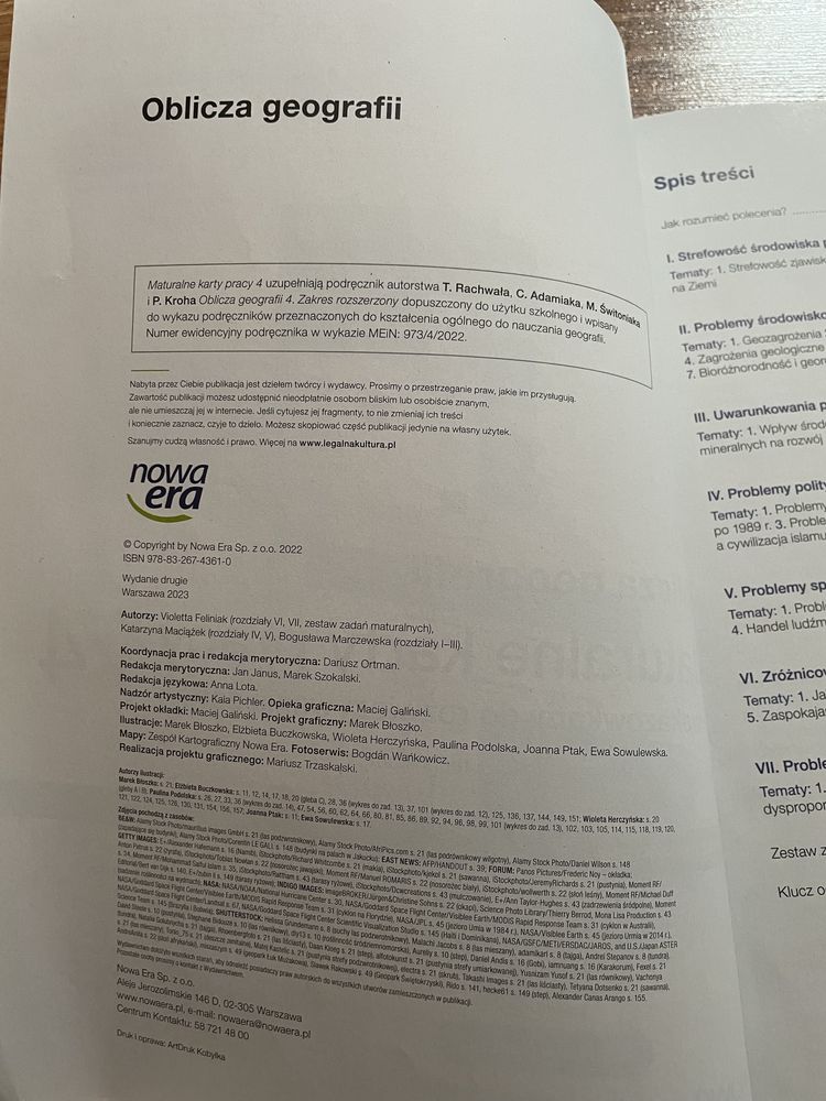 Ćwiczenia maturalne geografia