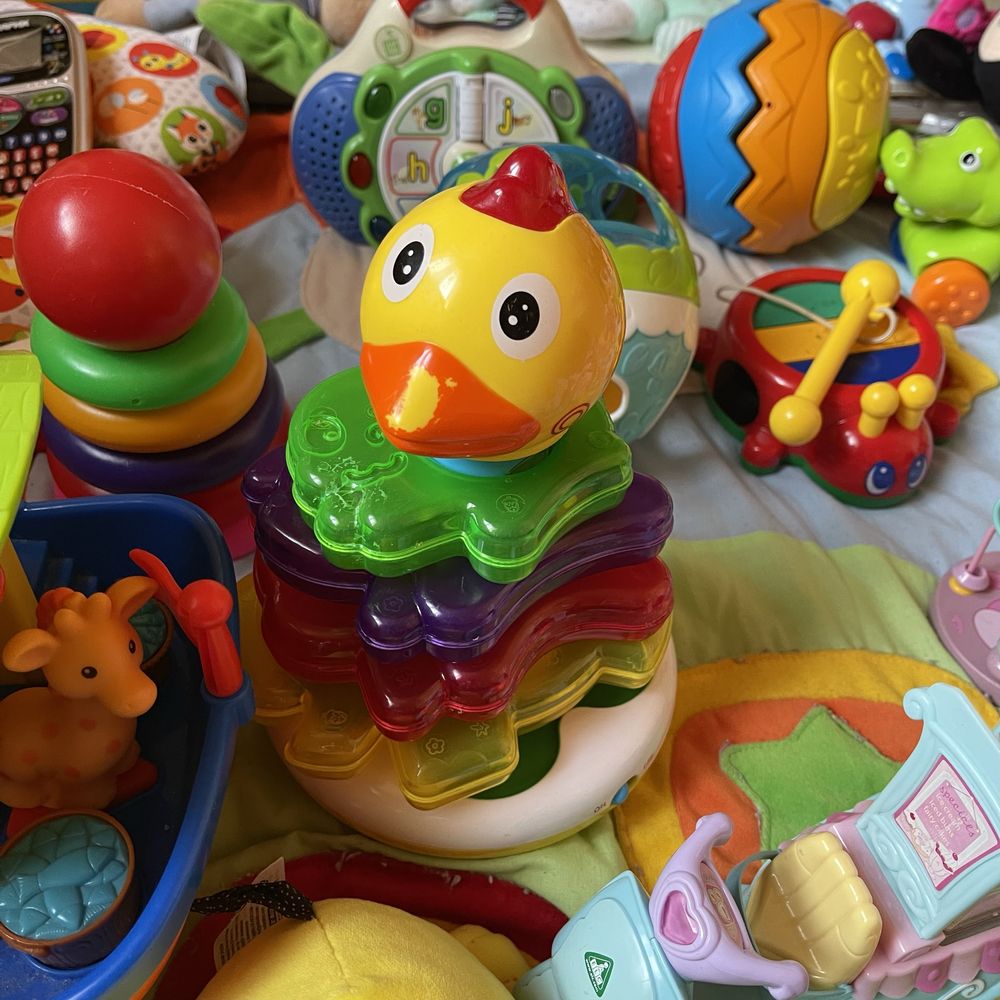 Дитячі розвиваючі іграшки fisherprise, leap frog, infantino, lamaze
