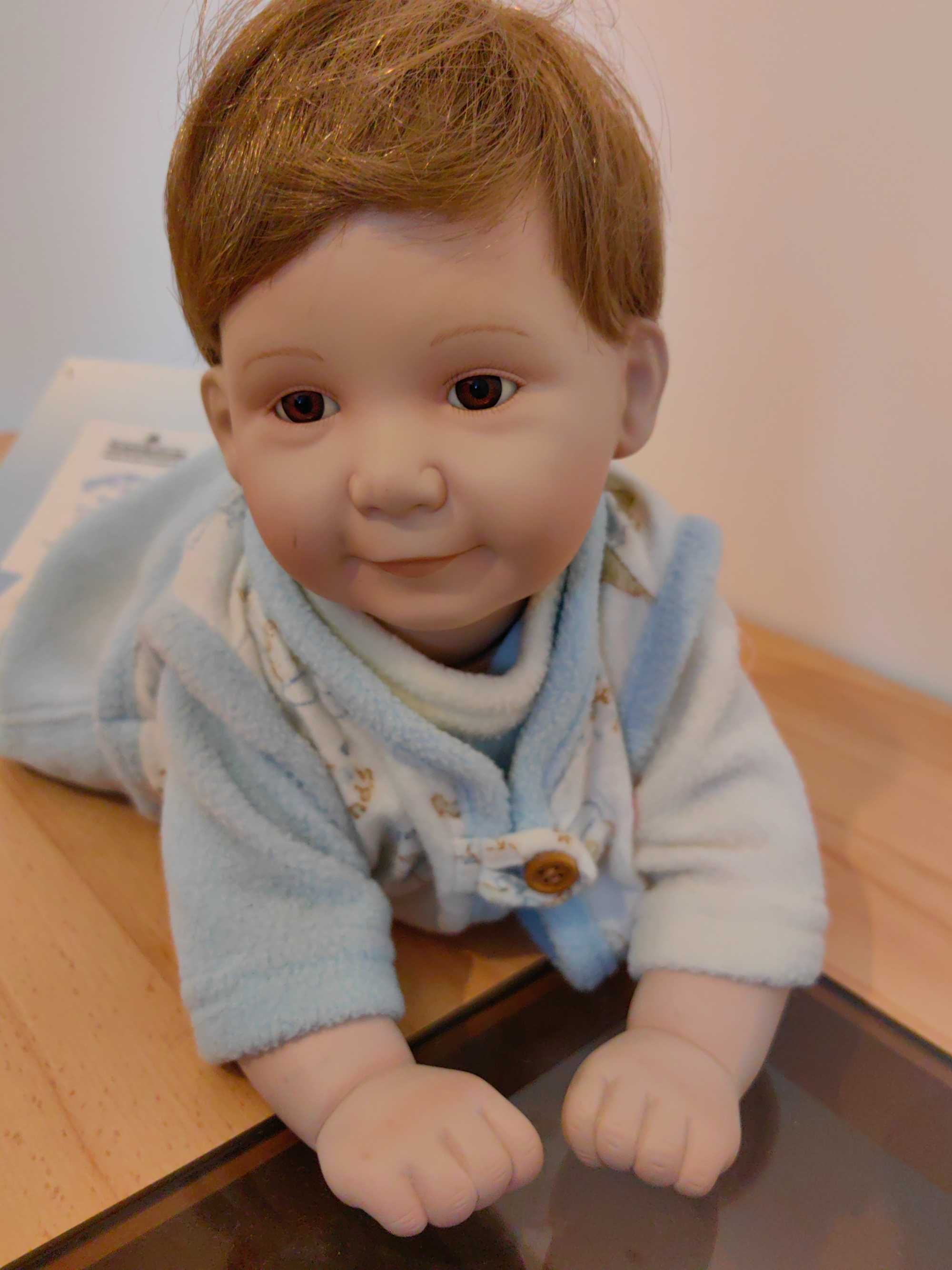 Baby Boy Lalka ceramiczna  Ashton Drake Dolls z certyfikatem