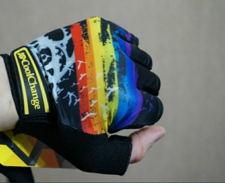 Перчатки для спорта велоперчатки без пальцев  Cool Change