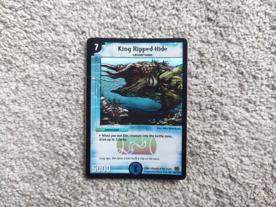 OSTATNIA SZTUKA! King Ripped-Hide DM-01 karty Duel Masters