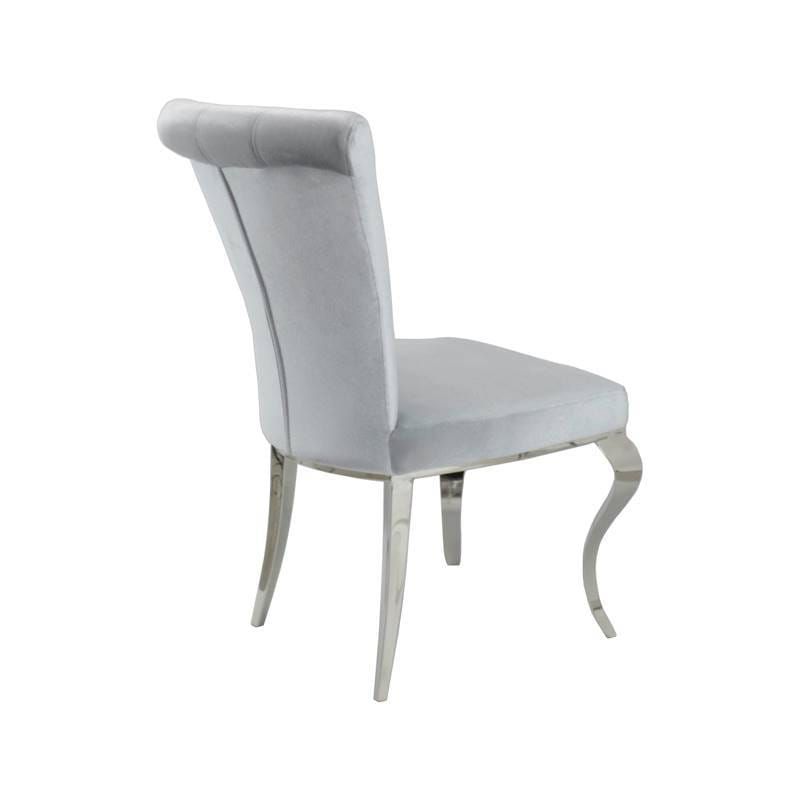 Krzesło glamour Livio Silver - zestaw 10 szt