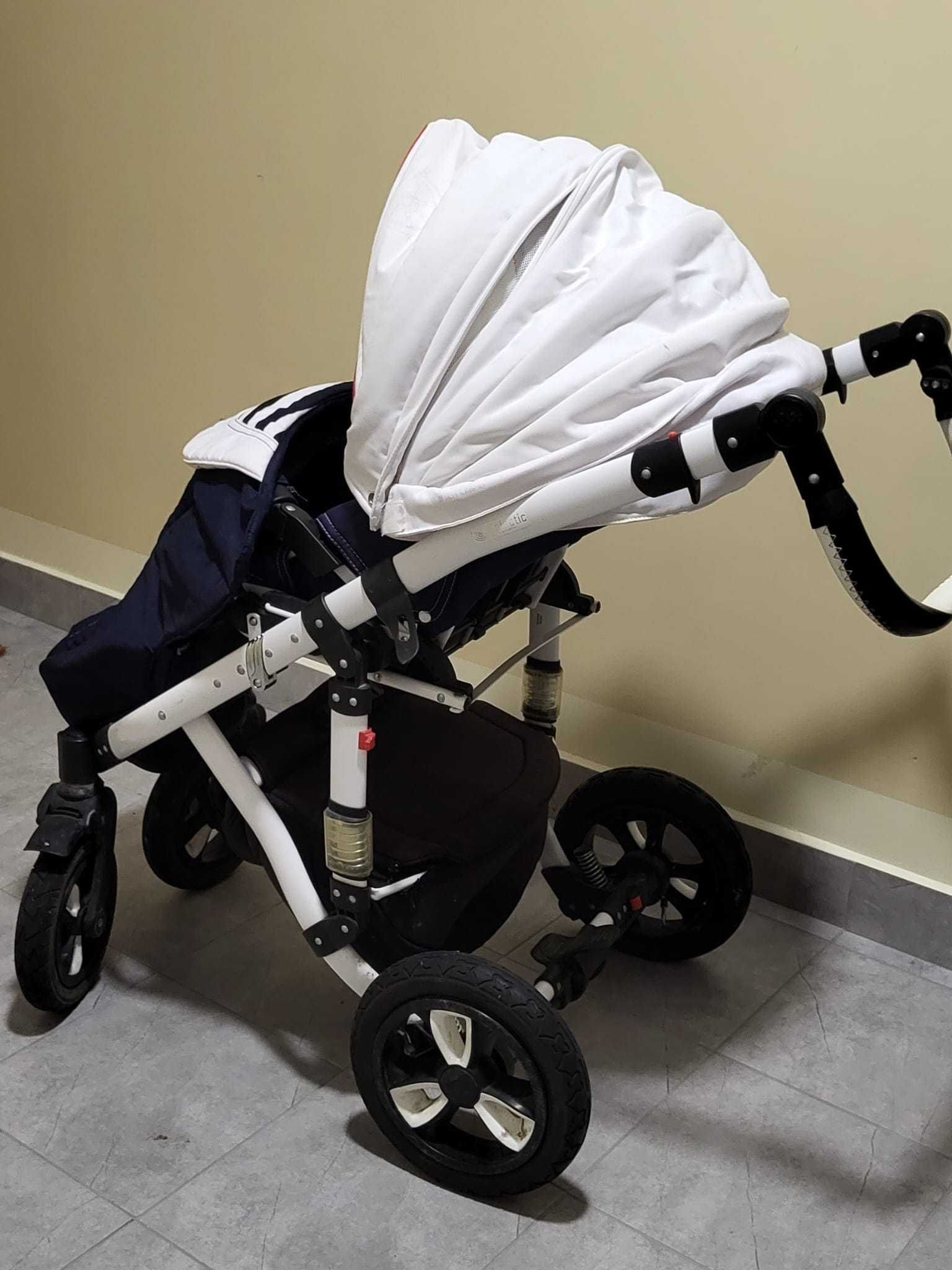 Wózek 3 w 1 + osprzęt + wanienka i nocnik GRATIS