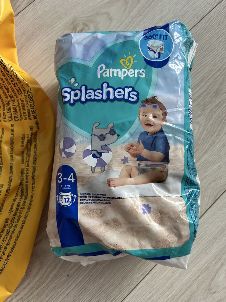 Kółko do pływania 0-11kg Bestway + pampersy do wody 3-4 cala paczka