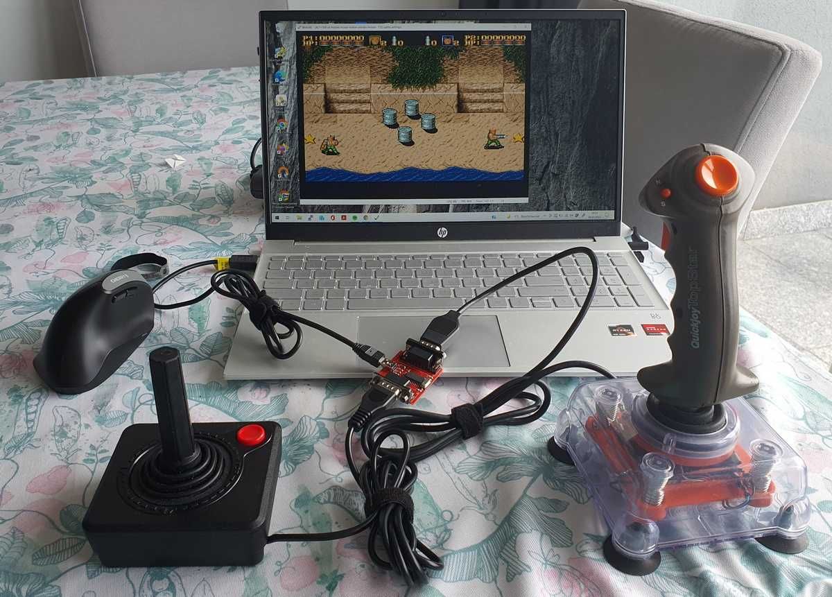 Adapter Retro joysticków Amiga/Atari do komputera PC lub RetroPie