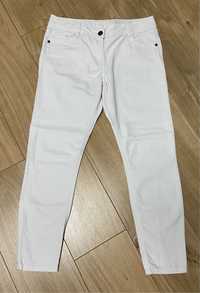 Biale jeansowe spodnie