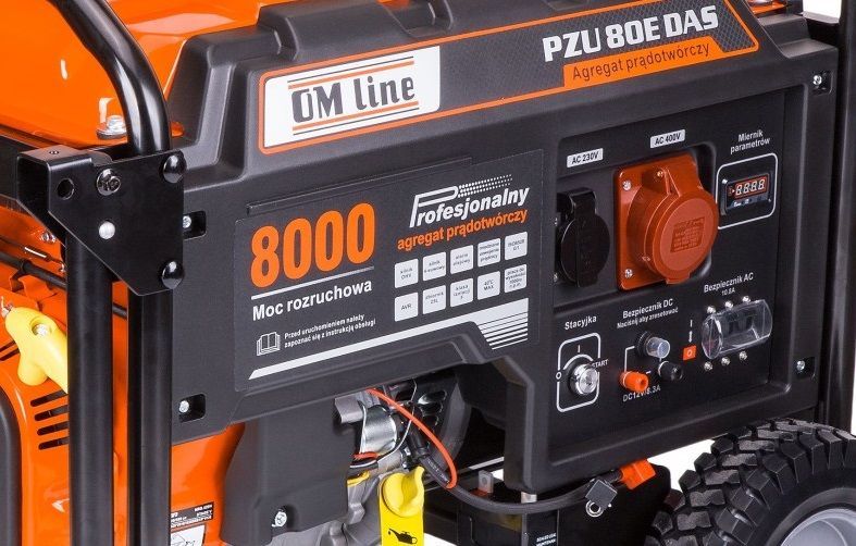 Oleo Mac Om Line Pzu 80E Das Agregat Generator Prądotwórczy 230V 400V