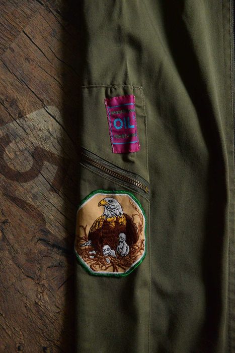 Комбінезон хакі парашютіста з нашивками розмір М (вказан L) Felix