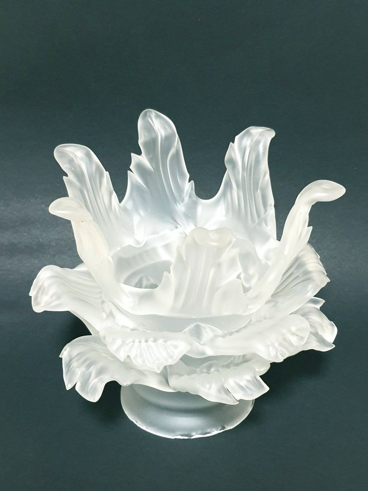Fantástico antigo vidro de candeeiro  "Flor"  Murano