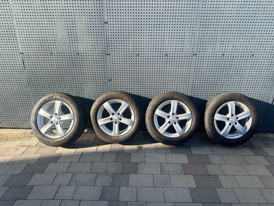 Диски легкосплавні r16 5x112 з резиною зимовою 205/60/16