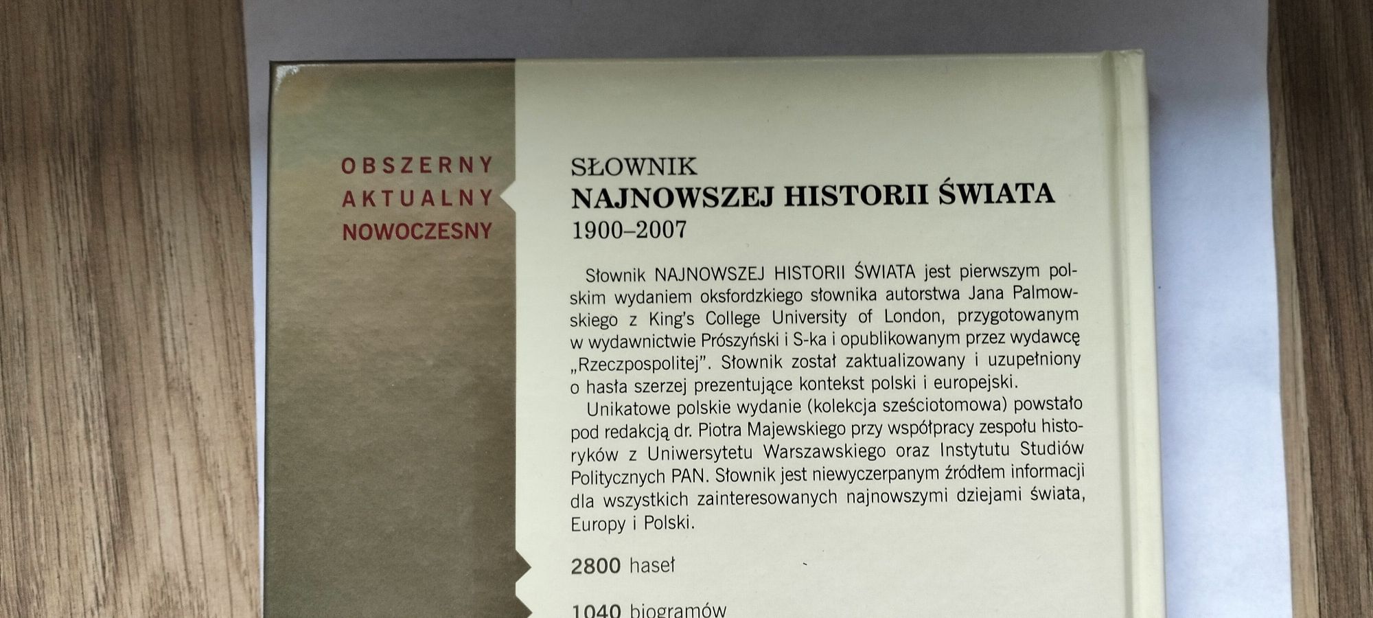 Słownik najnowszej historii świata