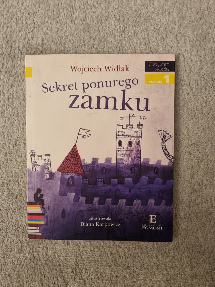 Książka dla dzieci do nauki czytania sekret ponurego zamku