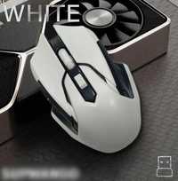 Mysz Bluetooth. 2 AAA. Biały
