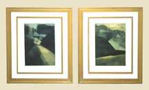 Par de Serigrafias da pintora MARILIA VIEGAS 1984 (pintura arte quadro