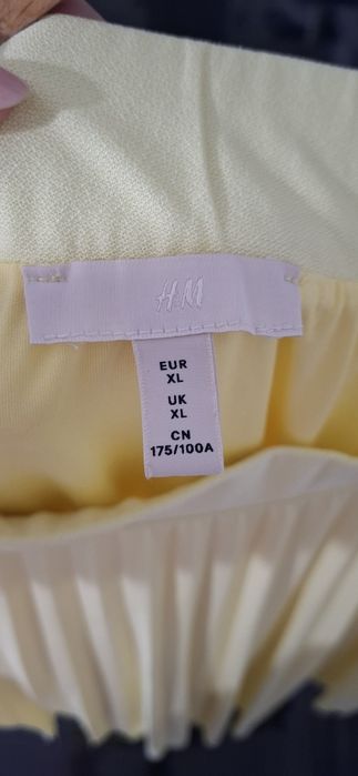 Piękna plisowana spódnica XL H&M
