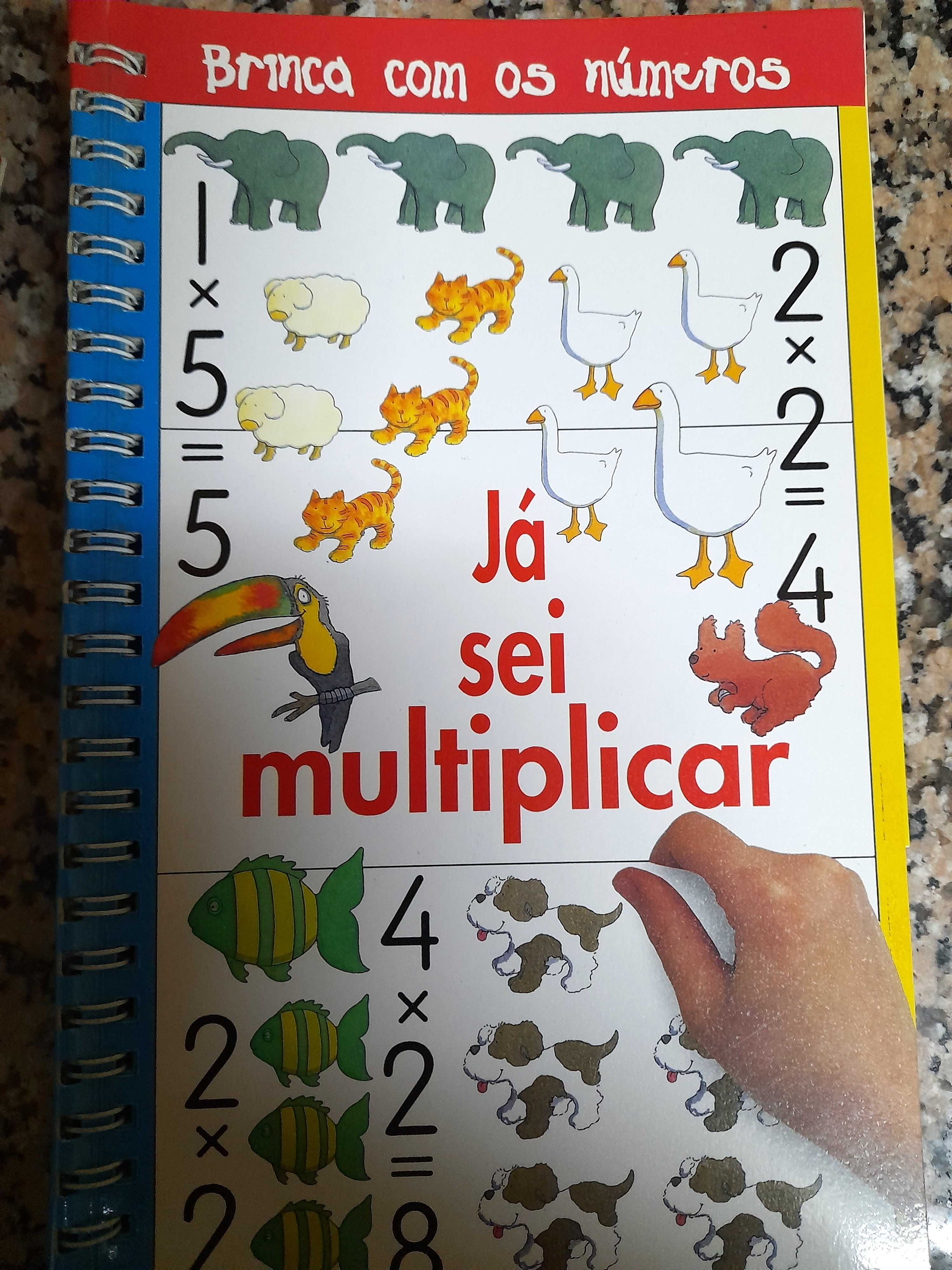 4 Livros: Já sei somar; subtrair; multiplicar e dividir