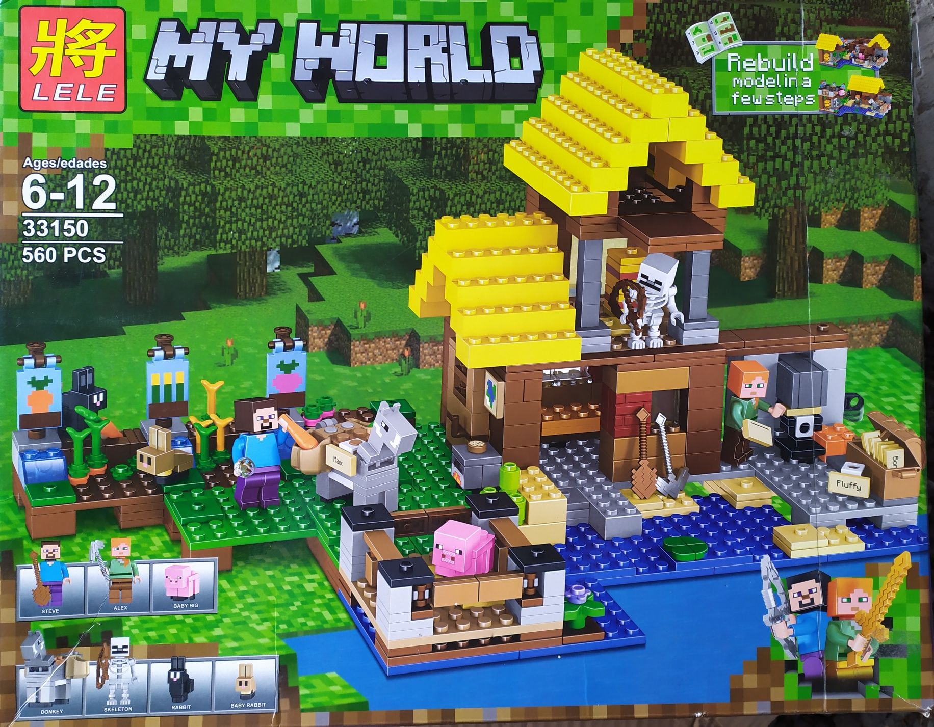 Конструктор LELE MY WORLD Minecraft