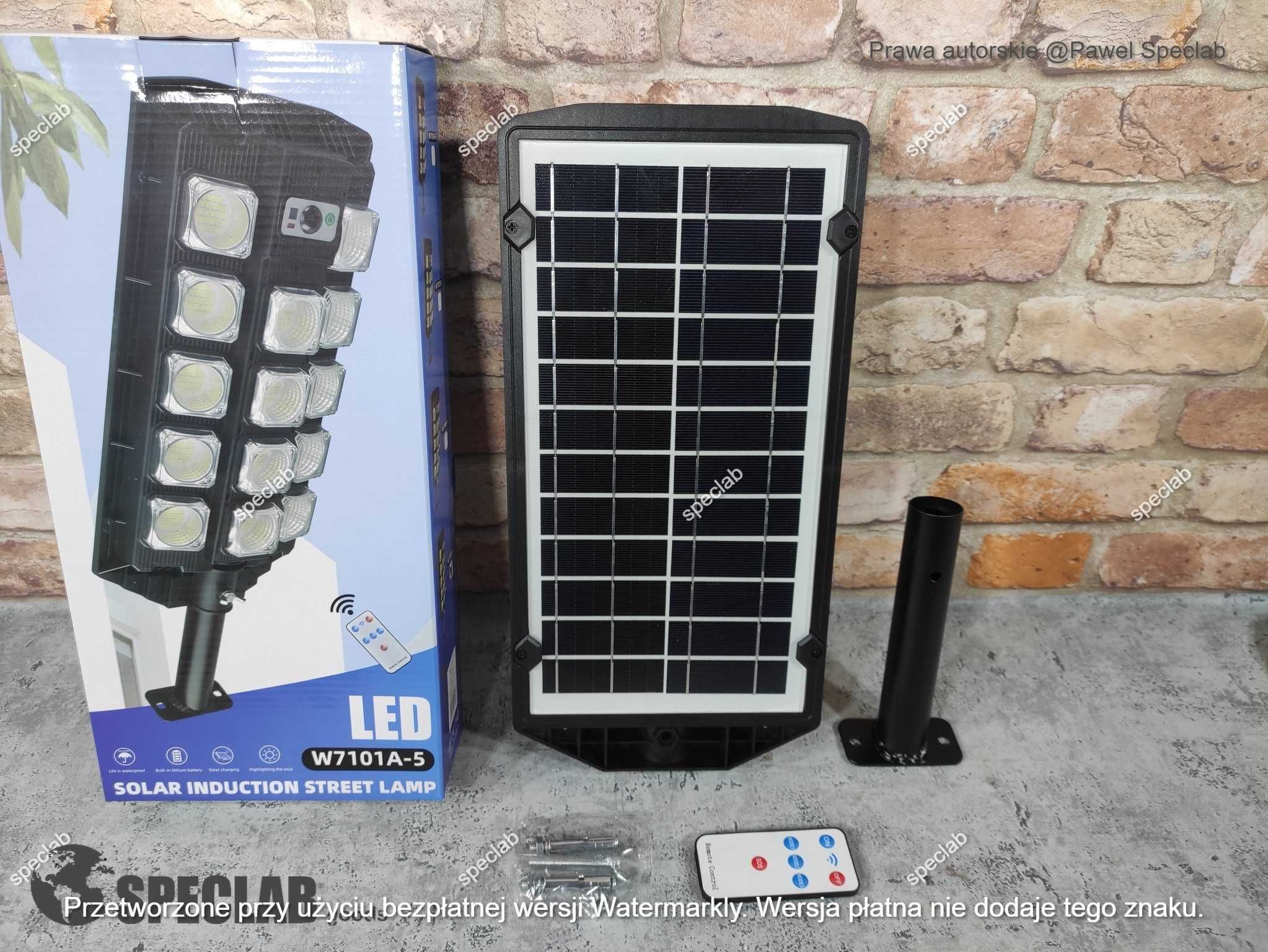 SŁoneczna lampa ULICZNA W7101A-5