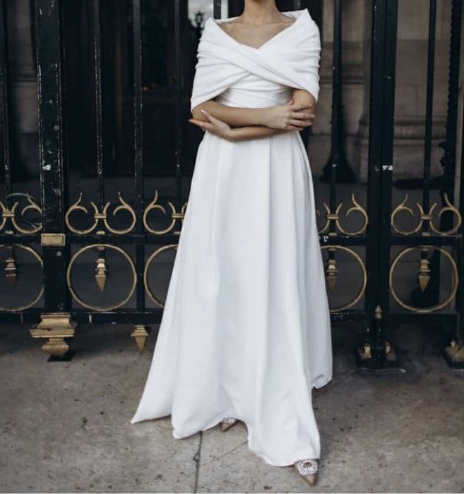 Etola ślubna biała