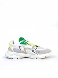 Чоловічі кросівки Lacoste Elite Active сірий з зеленим 7656 НОВИЗНА