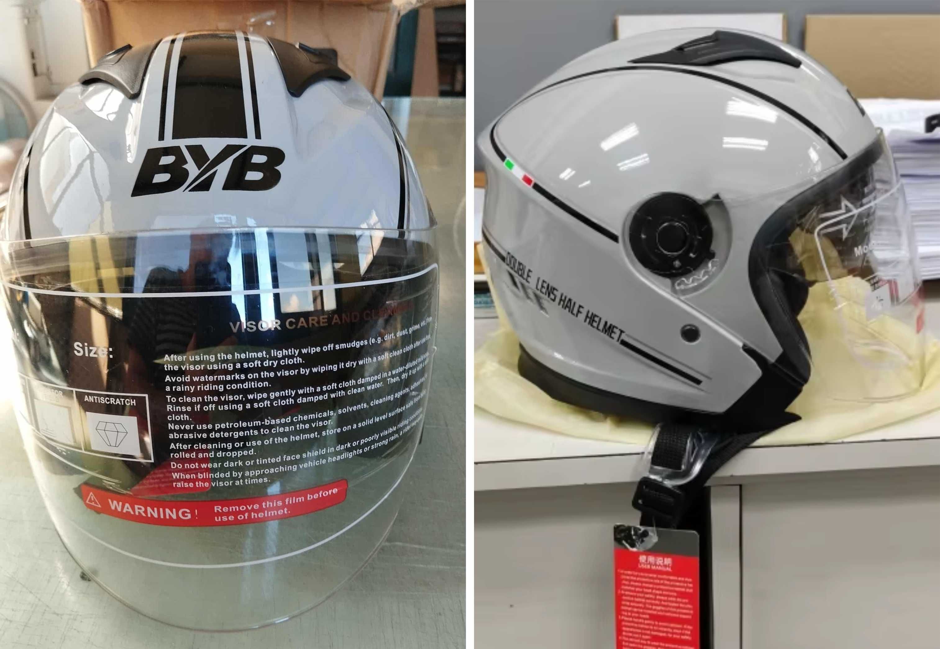 Capacete de Mota NOVO