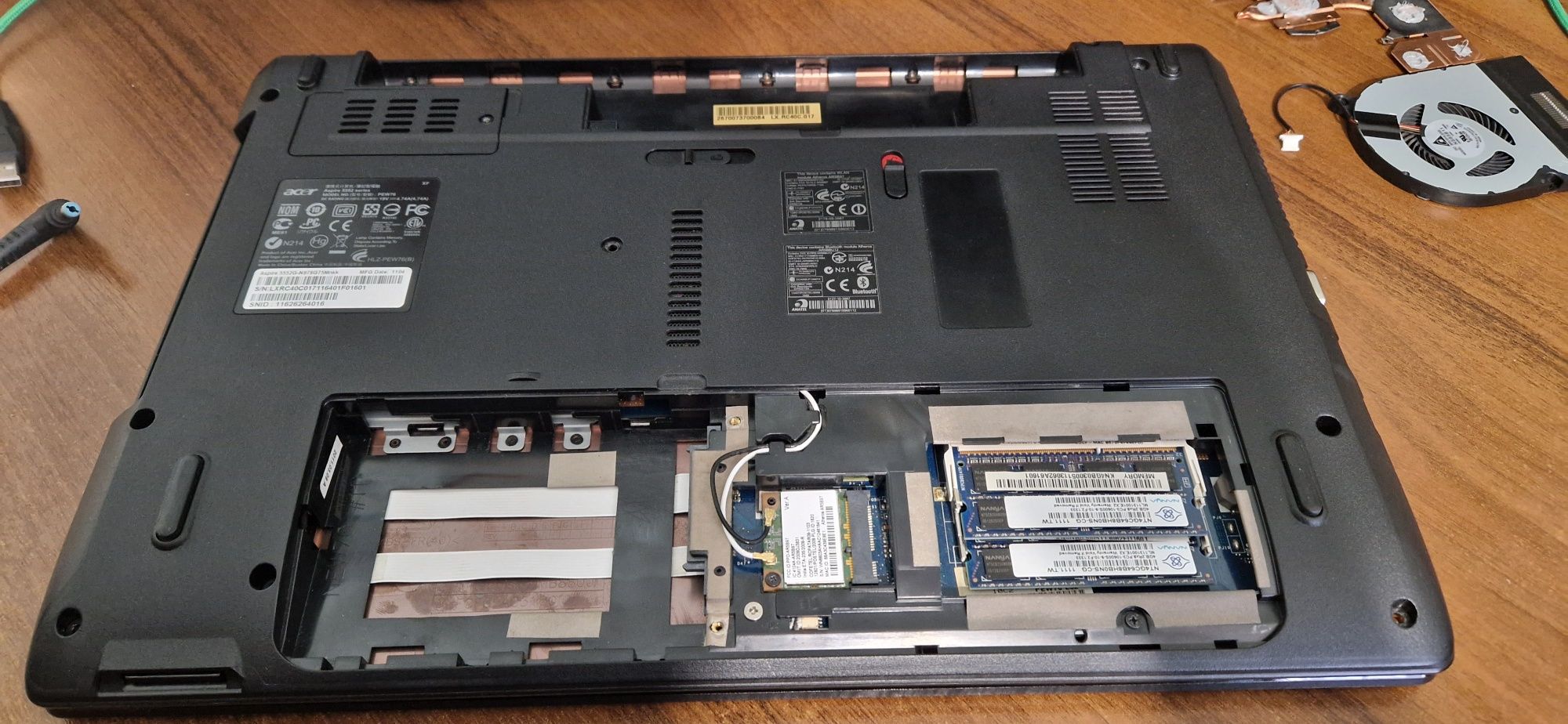 Acer Aspire 5552g на запчастини