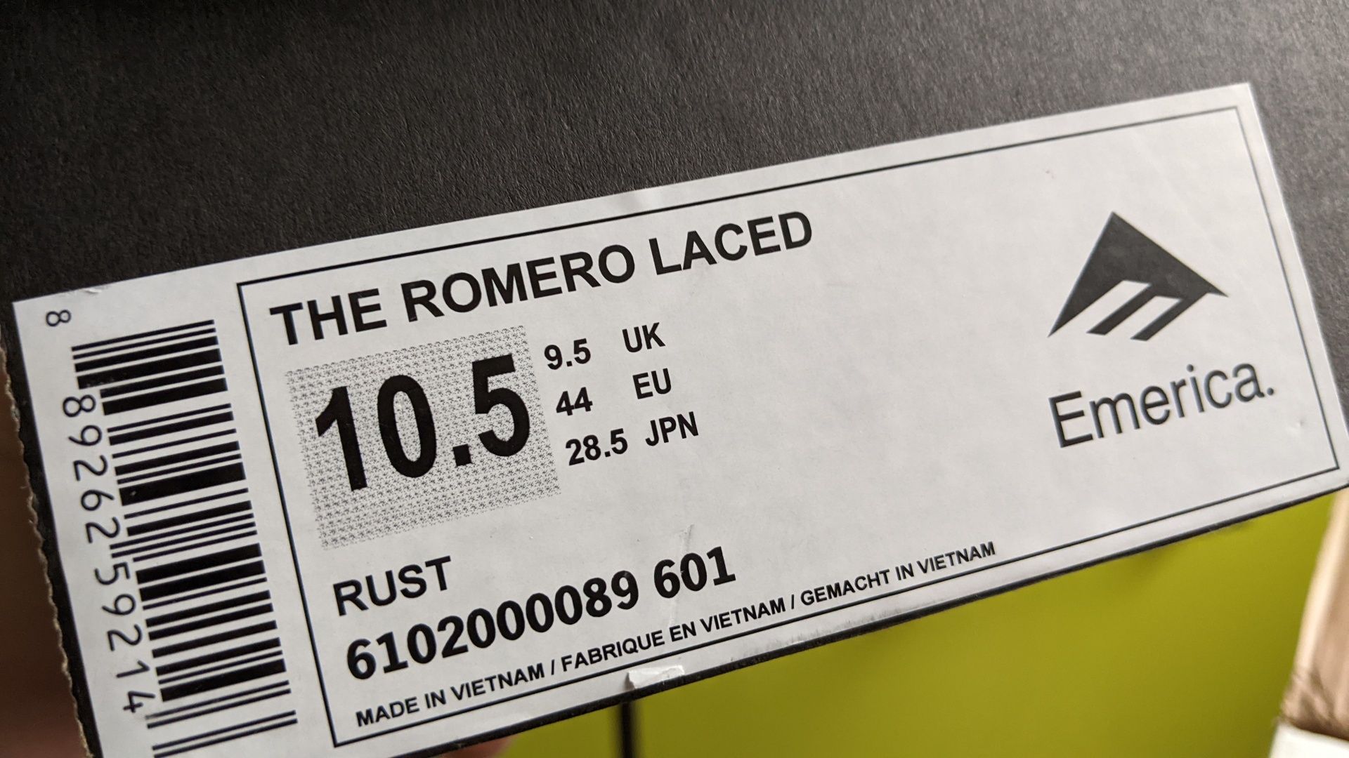 Emerica Romero laced Эмерика скейт кеды