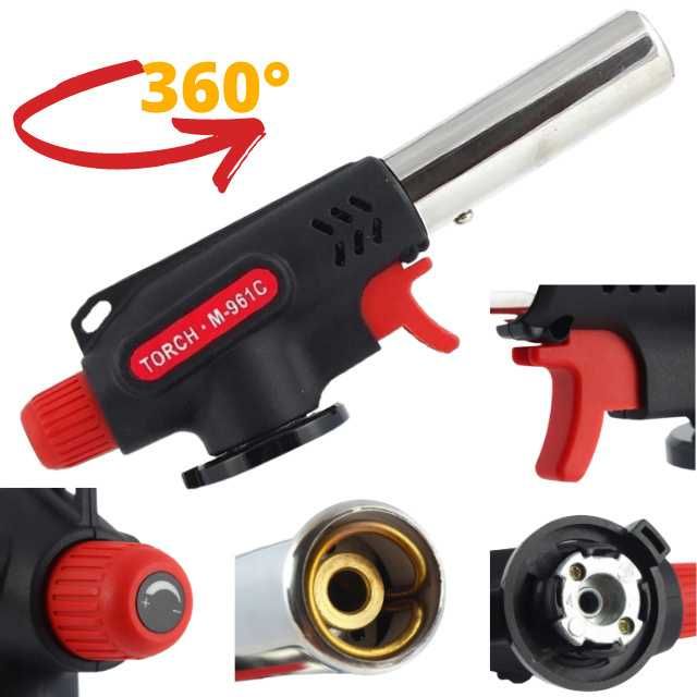 Gaz Palnik Gazowy 360° palnik lutownica na kartusz