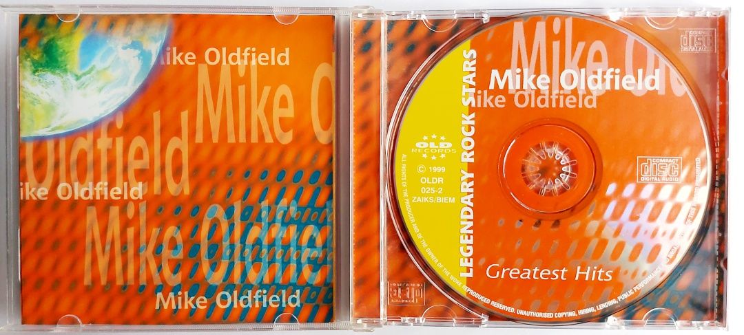 Mike Oldfield Greatest Hits Legendary Rock Stars 1999r