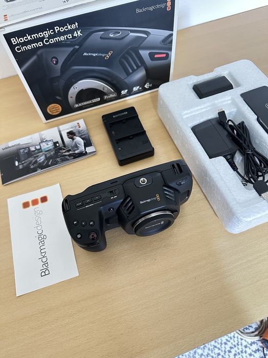 Blackmagic Pocket Cinema Camera 4k em Excelente Estado