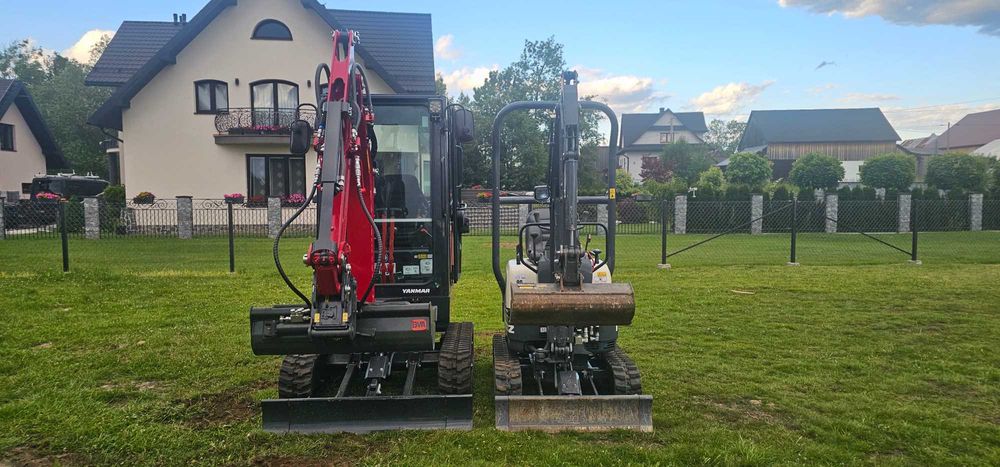 wynajem koparka minikoparka Podhale Nowy Targ Cz.Dunajec Zakopane