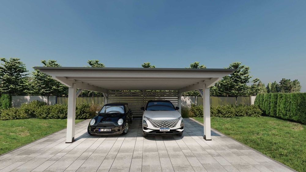 Wiata garażowa drewniana Sevilla 6M