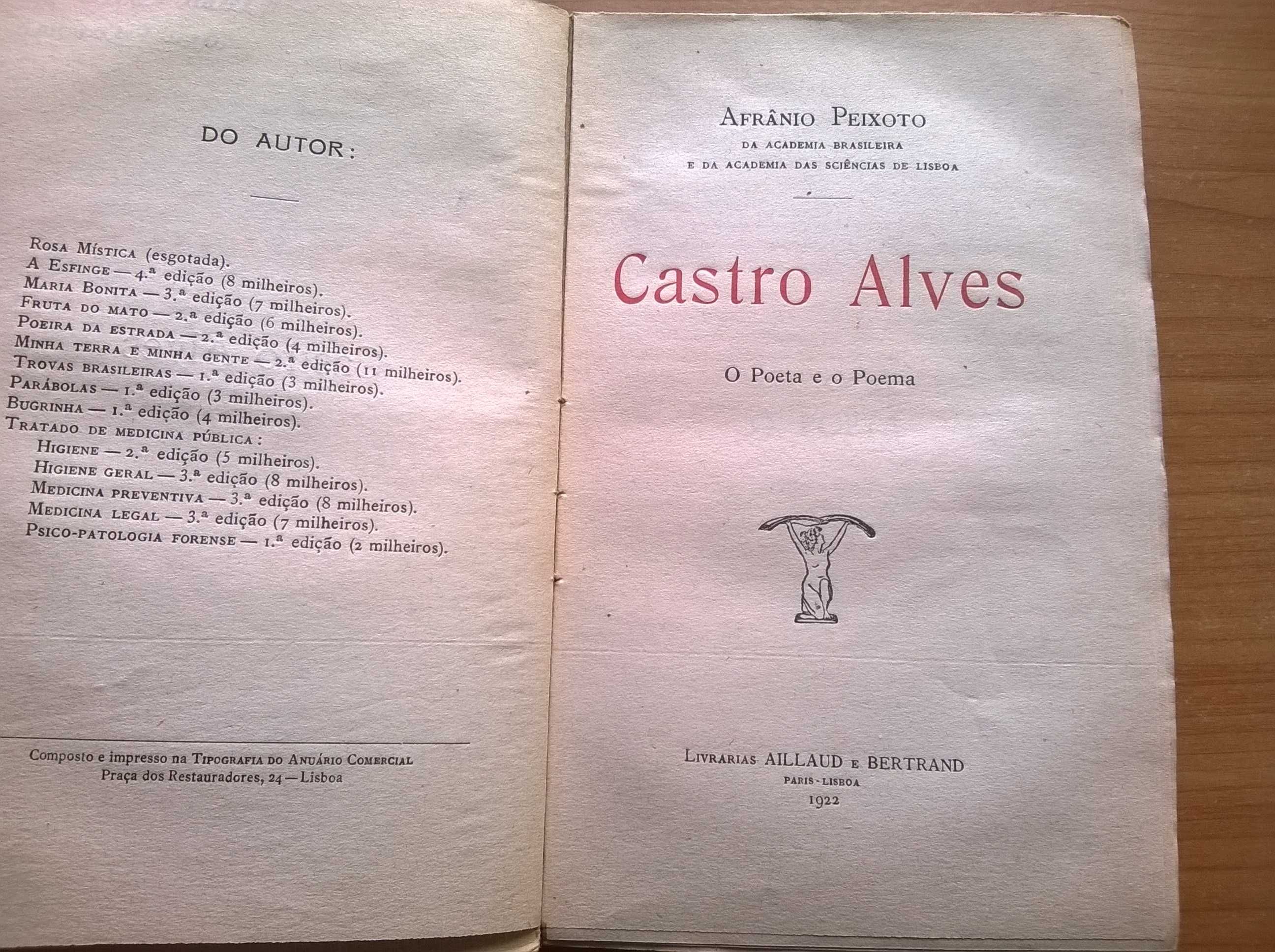 Castro Alves, o Poeta e o Poema - Afrânio Peixoto