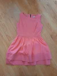 Różowa sukienka 38