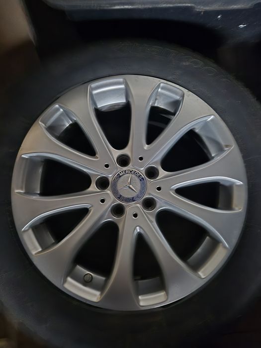 Koła felgi mercedes E klasa w213 z czujnikami ciśnien.opony 225/55/17