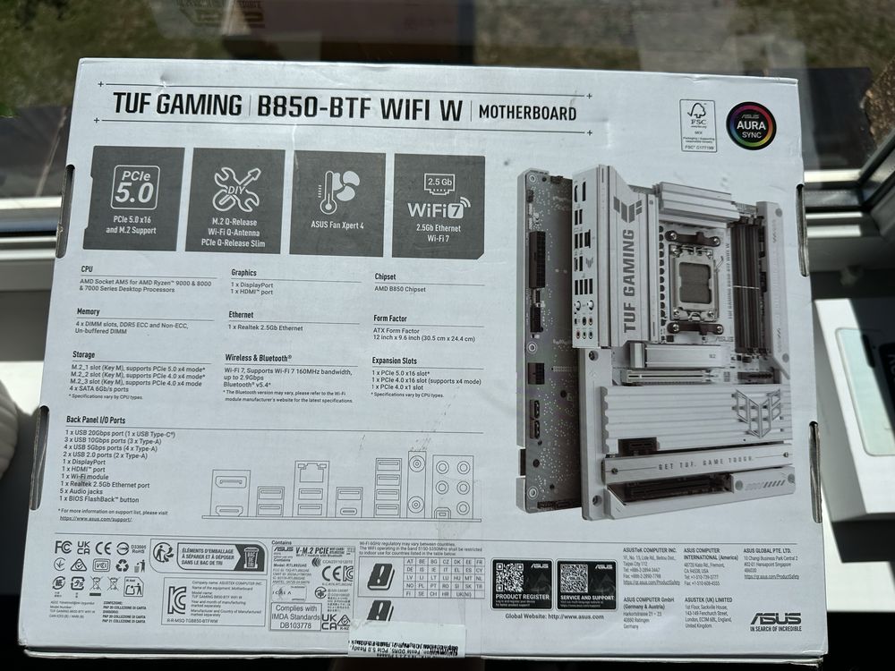 ASUS TUF Gaming B850-BTF WIFI W Płyta główna