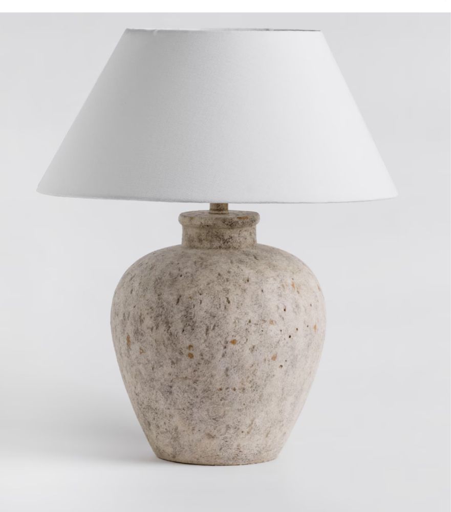 Lampa wabi sabi instagram pękata duża