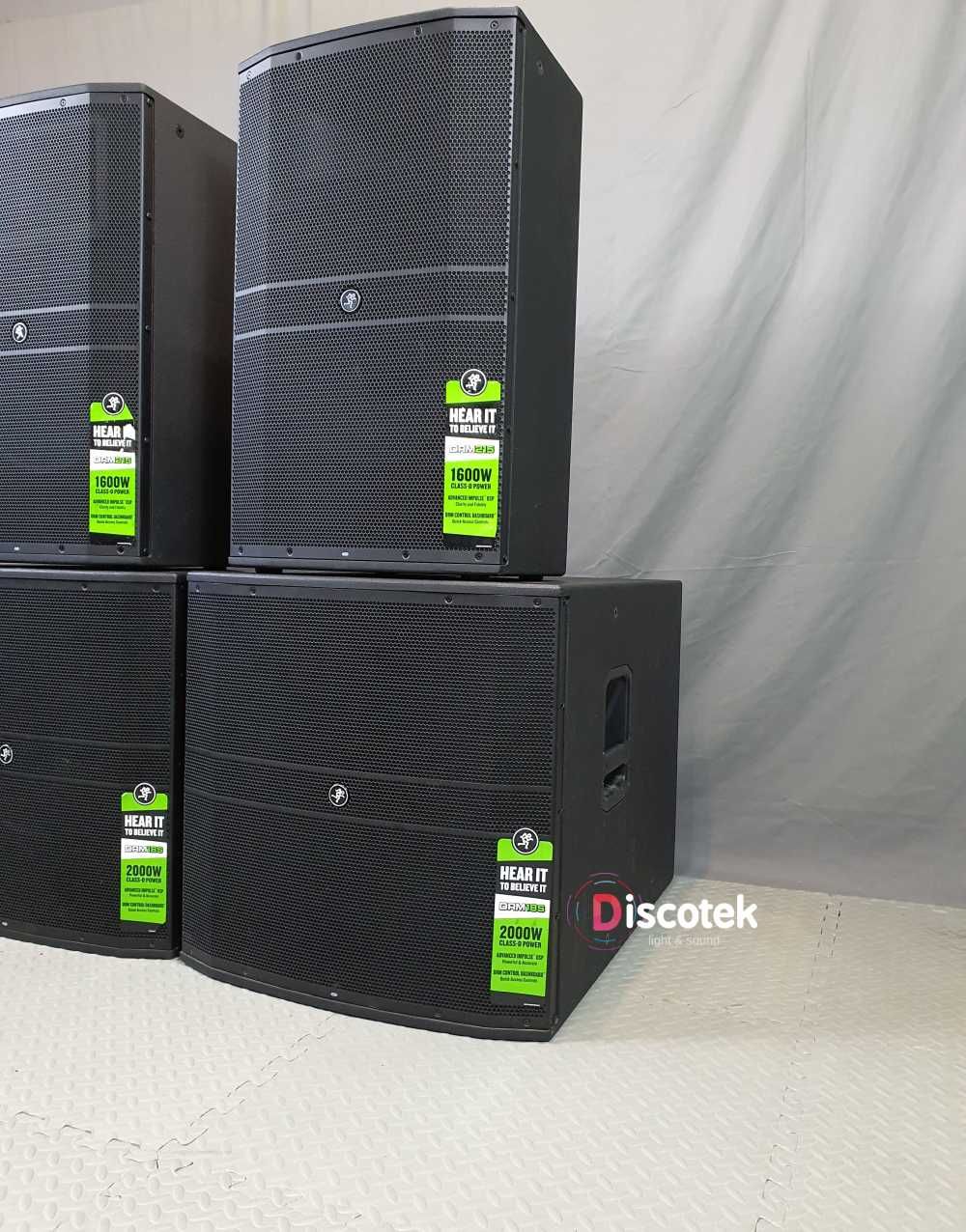 Mackie DRM 215 + DRM 18S | Nowy: 20 tys | Aktywny |