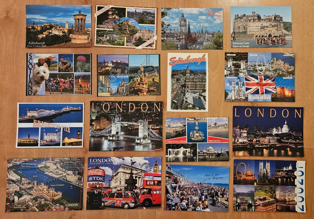 Pocztówki zestaw 115szt